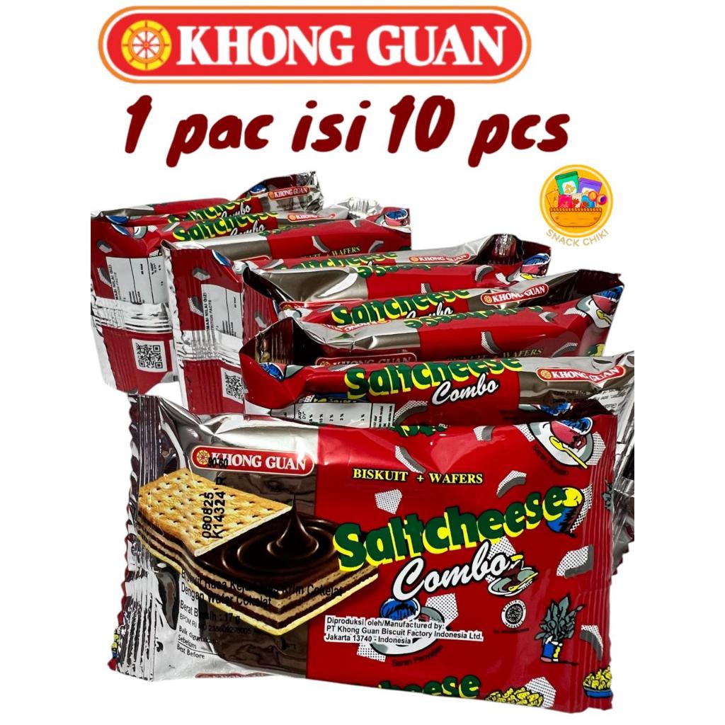 

KHONG GUAN SALTCHEESE COMBO RENCENG ISI 10 SACHET | NETTO 17 GR