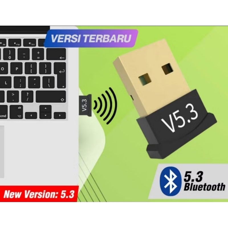 USB Bluetooth 5.3 Dongle Adapter Nano USB Laptop PC Komputer
