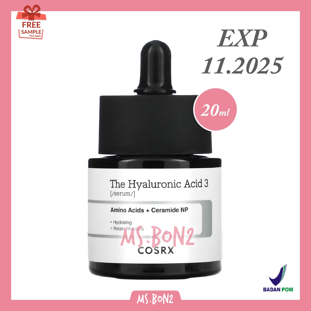 SALE EXP 11/2025 BPOM COSRX The Hyaluronic Acid 3 Serum 20ml