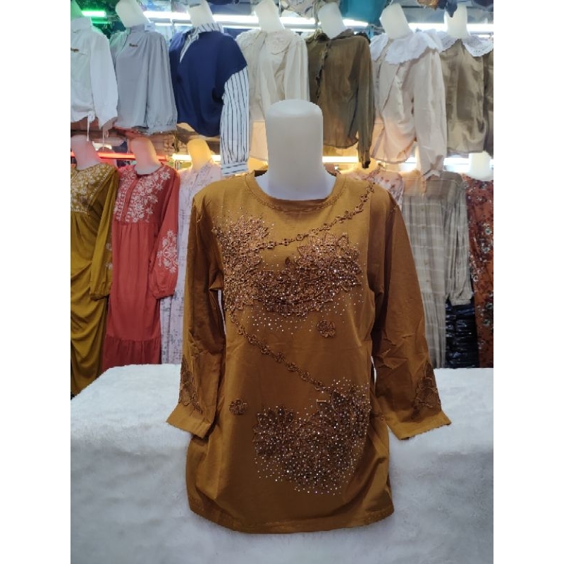 atasan kaos import renda 3/4 stdr/atasan import renda ld 100