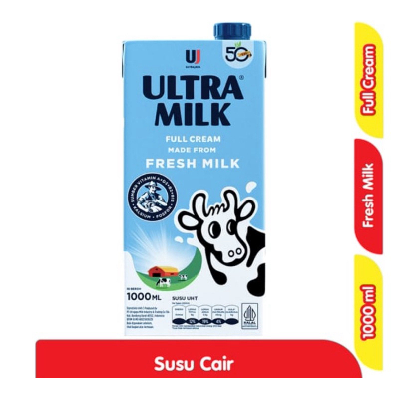 

ultra milk full cream 1 liter