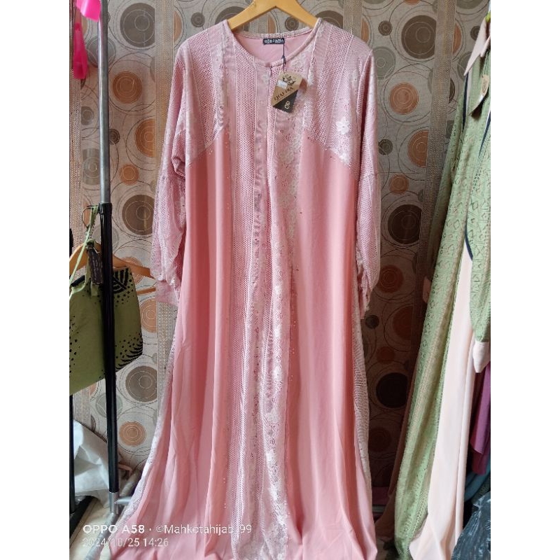 Gamis brukat mute mix ceruty babydoll by zhafira