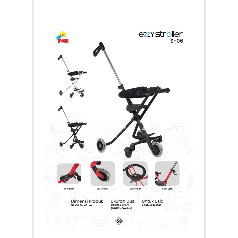 Stroller Baby 506 / Ezzy Stroller / Stroller Baby / Stroller Terbaru