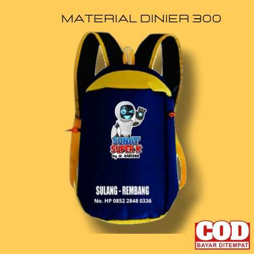 CUSTOM TAS RANSEL SPORT TAS SEKOLAH TAS OLAHRAGA TAS SEPATU BOLA TAS SOUVENIR