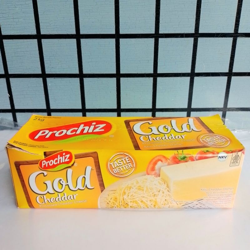 

Keju Prochiz Cheddar Gold Kemasan 2kg ( Original )