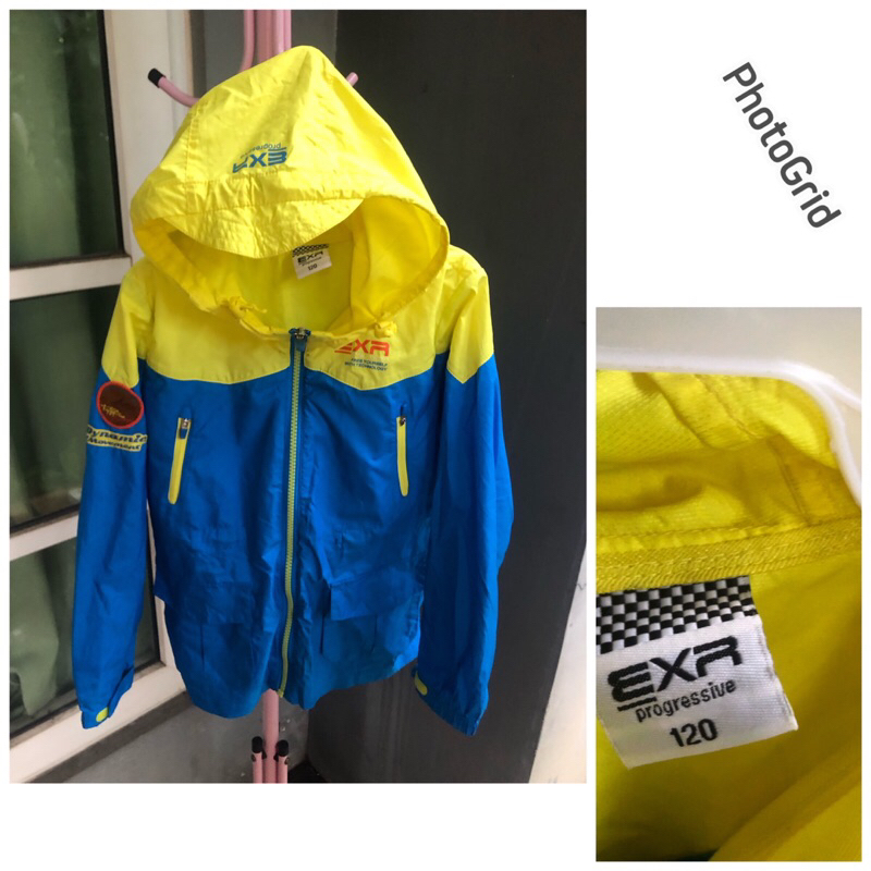 jaket windbreaker anak EXR progressive sz 120