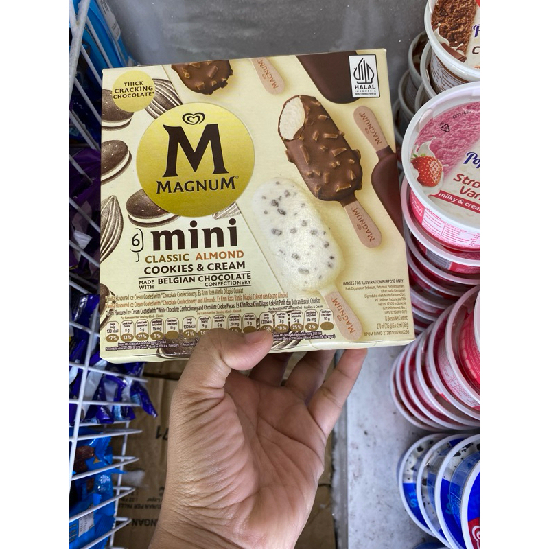 

Magnum mini ice cream 6 x 45 gr