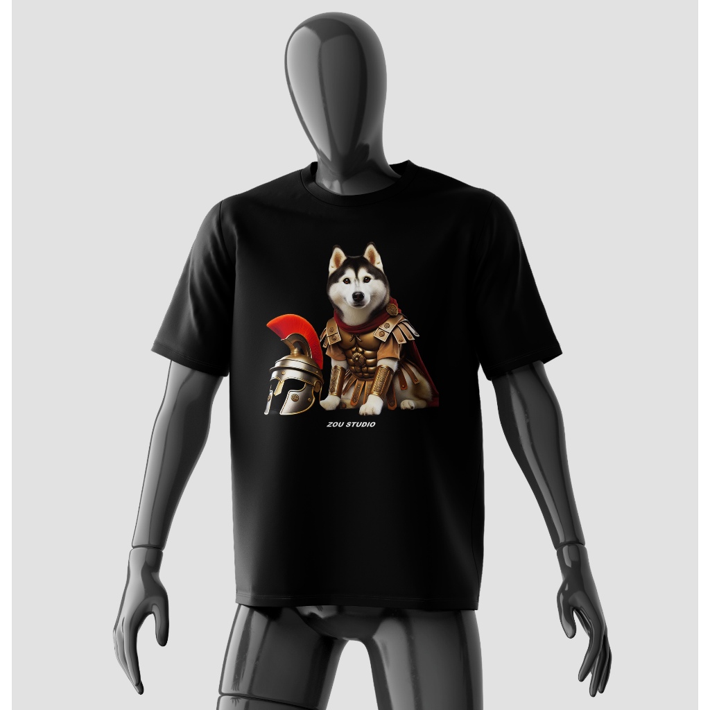 Zou Studio - Kaos Anjing Syberian Husky Cosplay