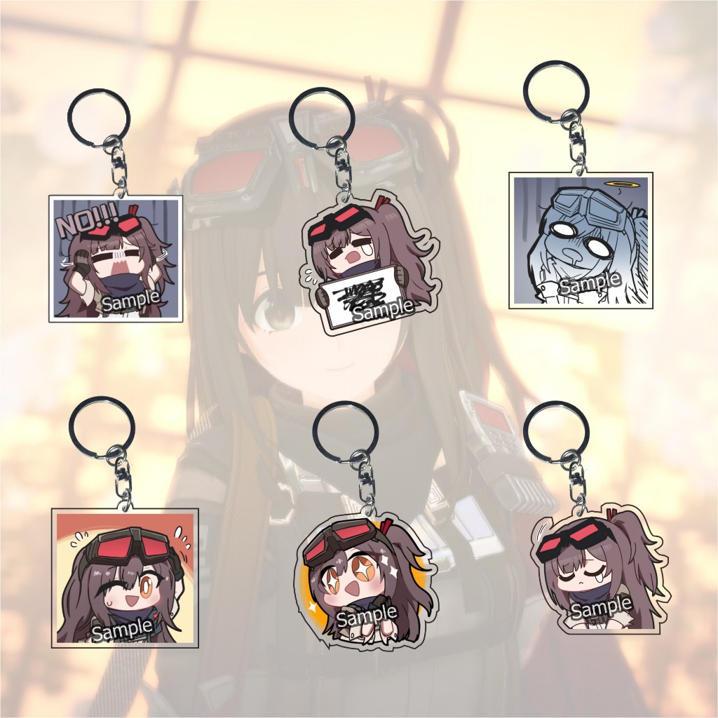 Gantungan Kunci GIRLS' FRONTLINE EXILIUM Mayling ALL- Ganci - Key Chain - Souvenir - Anime