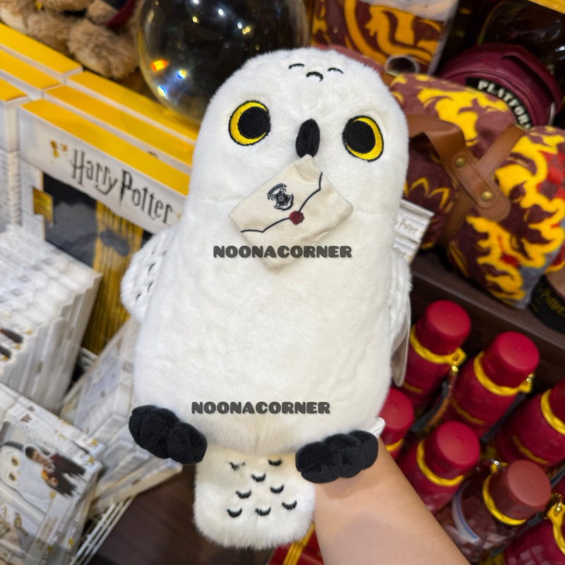 

Miniso x Harry Potter ‼️ Plush Stationery Case / Kotak Pensil Boneka Hedwig Harry Potter Collections