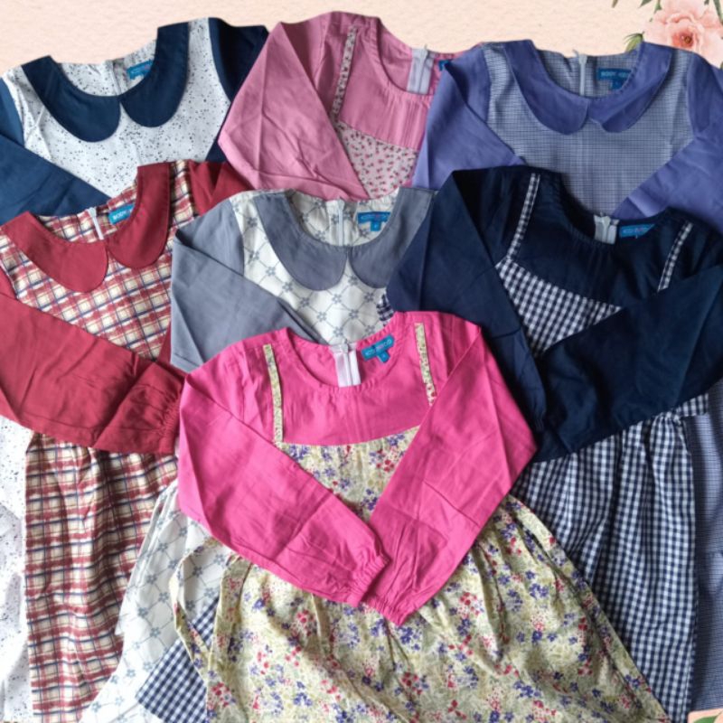 Gamis anak kidz too, body kidz, three cotton