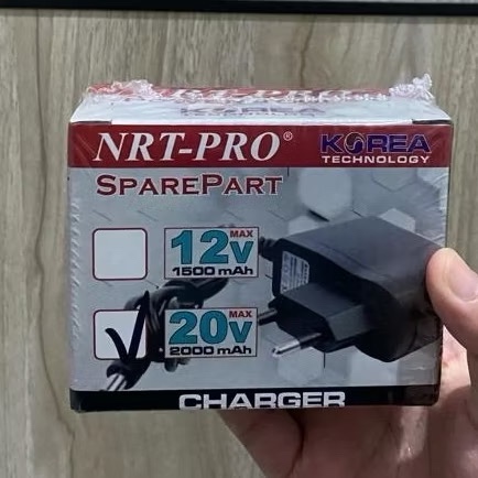 NRT PRO Charger Baterai 20v Adapter Charger Baterai Power Tool Cas Baterai Bor