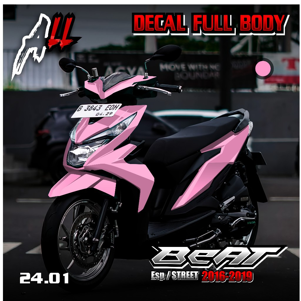 Stiker Decal Full Body Beat ESP 2016 2017 2018 2019 Desain Polosan 24.01
