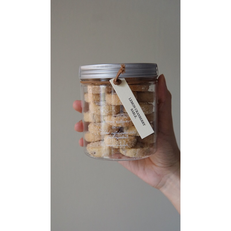 

Lemon Cranberry sable