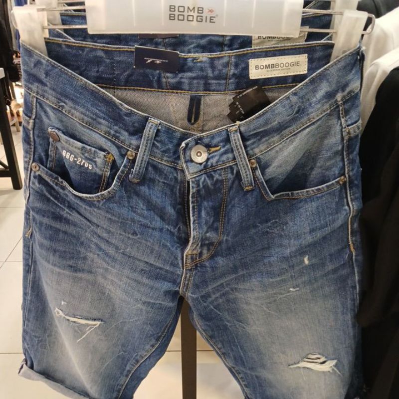 celana pendek jeans bombboogie original