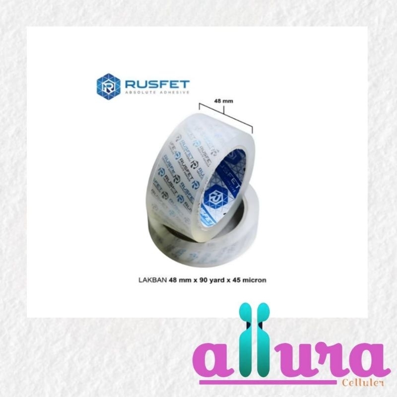 

Lakban Rusfet Bening Premium 48mm