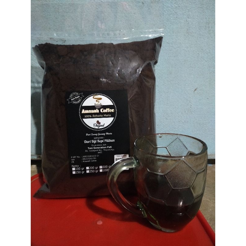

KOPI BUBUK/KOPI TUBRUK/KOPI PATI 500 GRAM 100%ASLI MURNI ORIGINAL(DARK ROAST)