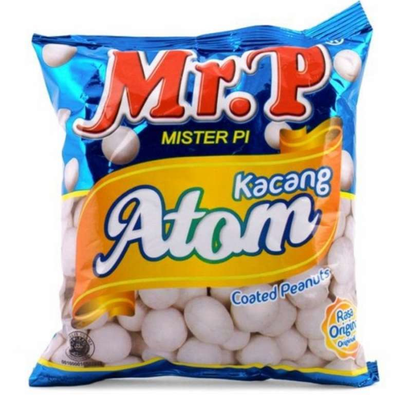 

MR. P ATOM COATED PEANUT ORI 33G EXT2PCS | MAKANAN RINGAN