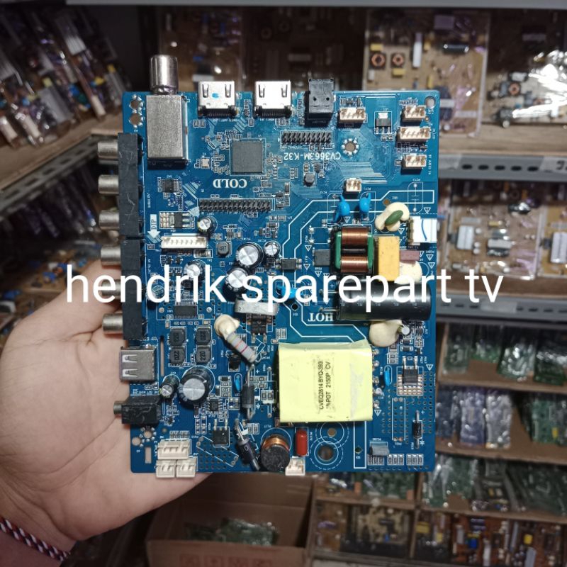 MB POLYTRON PLD24V123 - MESIN TV MOBO MAINBOARD POLYTRON PLD24V123