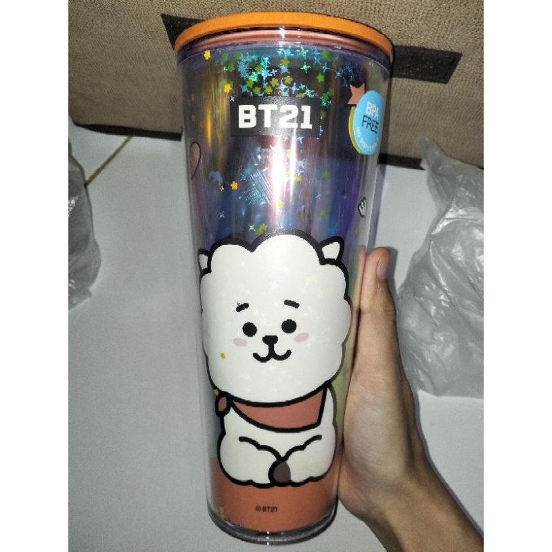 TUMBLR MINISO BT21 RJ CANGKIR PLASTIK