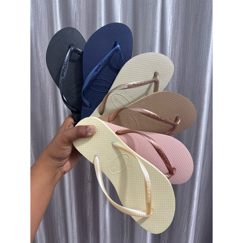 havaianas slim basic fc - sandal wanita
