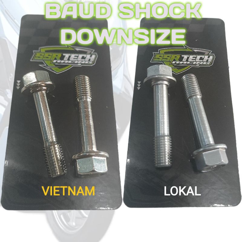 Baud Baut Shock Depan Ceper Pemendek Lowering Shock Depan Matic Bebek Universal