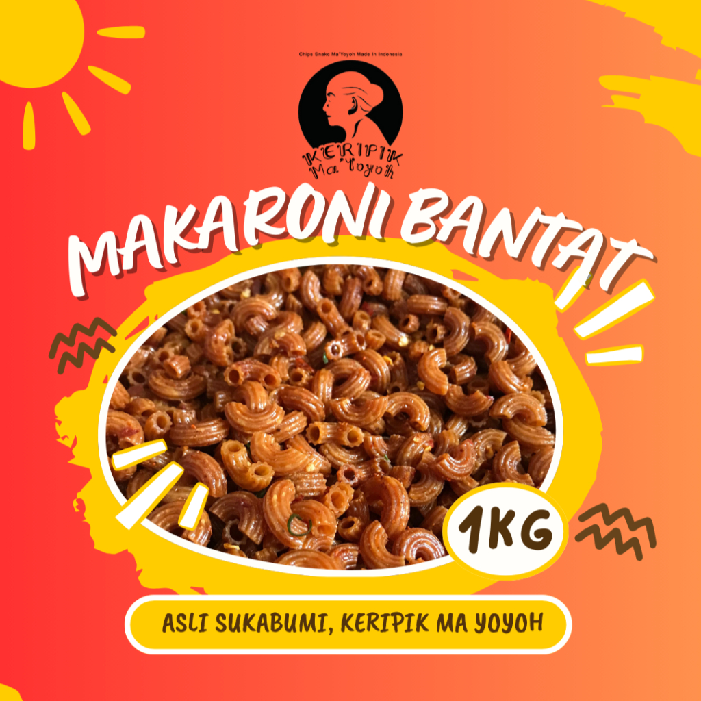 

Makaroni Bantat Daun Jeruk 1kg 500g 250g Cemilan Makaroni Bantat Ma Yoyoh