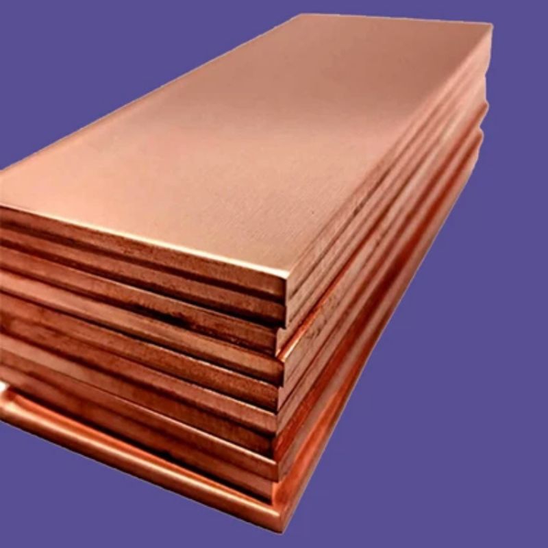 plat tembaga 0.7mm 25cm x 40cm tembaga murni potongan