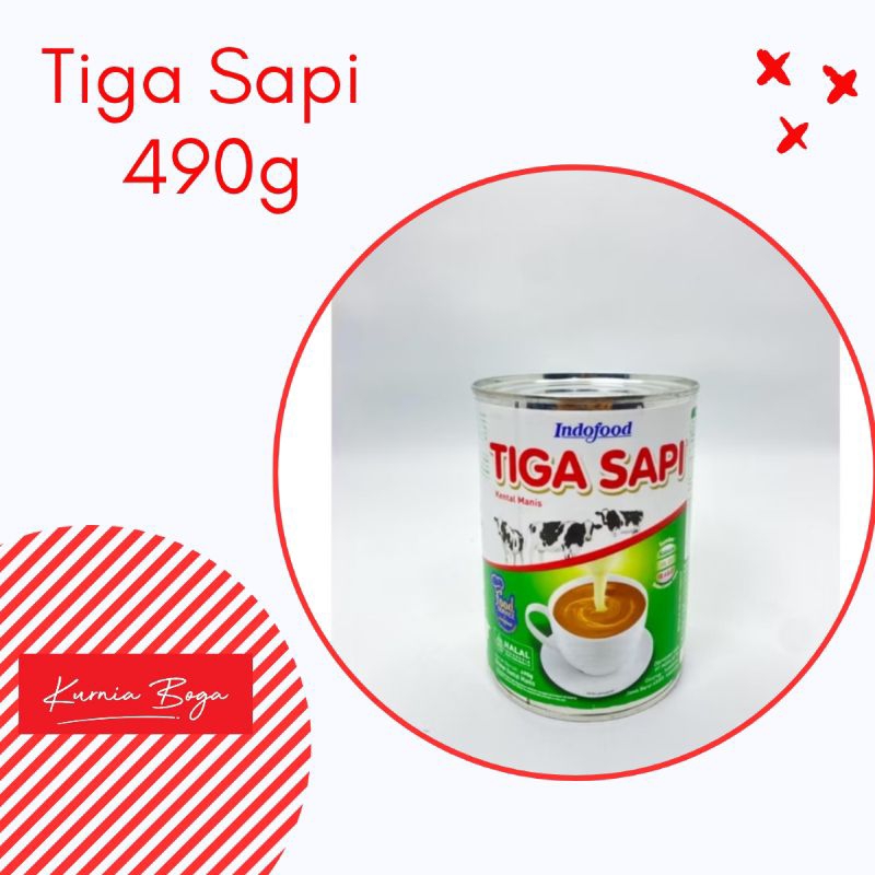 

Tiga Sapi Susu Kental Manis 490g