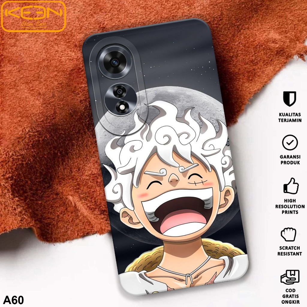 Case Oppo A60 - Casing Hp Oppo A60 Motif Luffy - Softcase Oppo A60 - Softcase Hp Oppo A60 - Case Hp 