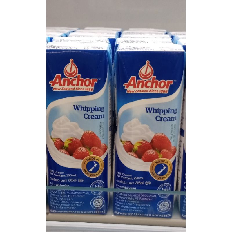 

whip cream anchor krim kental