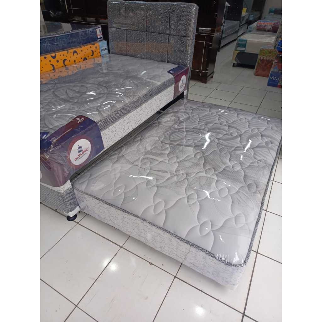 2IN1 SPRINGBED OLYMPIC EERO PLUSHTOP GRATIS PEMASANGAN