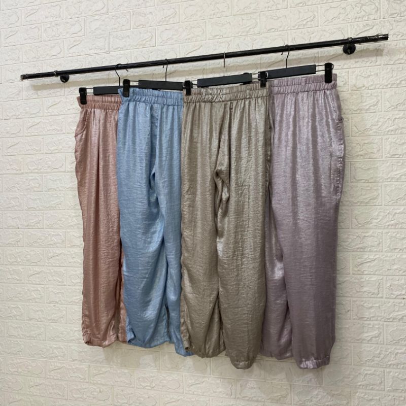 CELANA BASIC SHIMER PREMIUM POLOS KEKINIAN LOOK STYLE