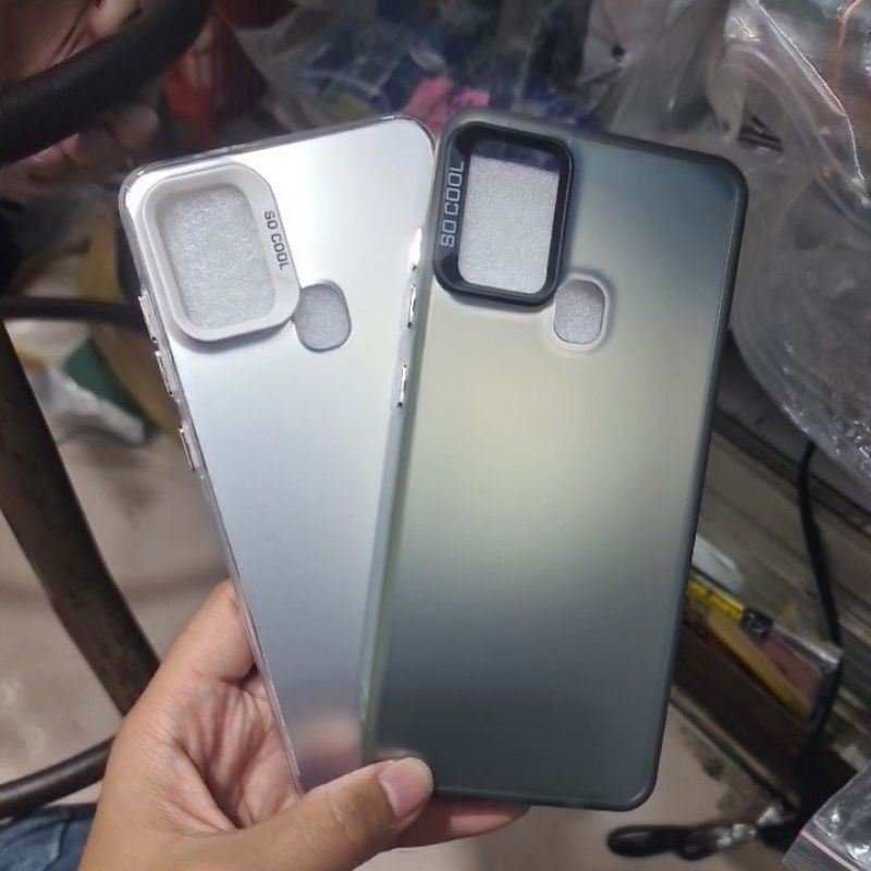 Samsung A21S 4g 5g SOFT CASE IMD HYBRID COLOUR PLATE HOLOGRAM POLOS FULL COVER