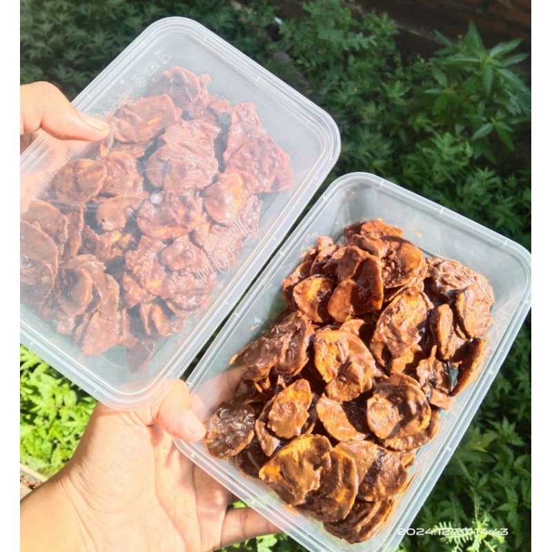 

Kripik pisang coklat krenyes renyah promo