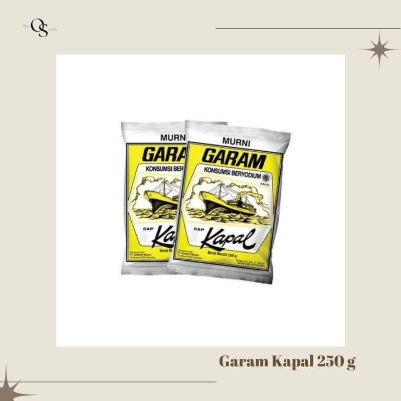 

Garam Merk Kapal feri kemasan 250gr