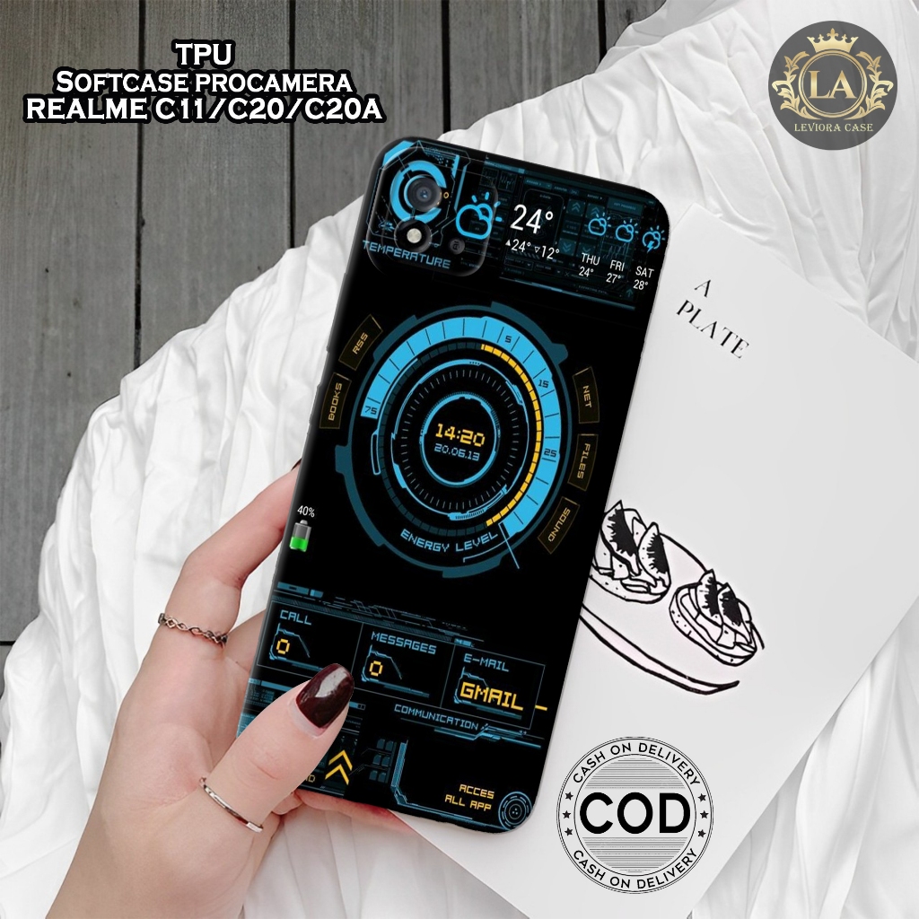 Case Realme C11/C20/C20A 2021 - Leviora Case - Fashion Case Aesthetic - Softcase Realme C11/C20/C20A