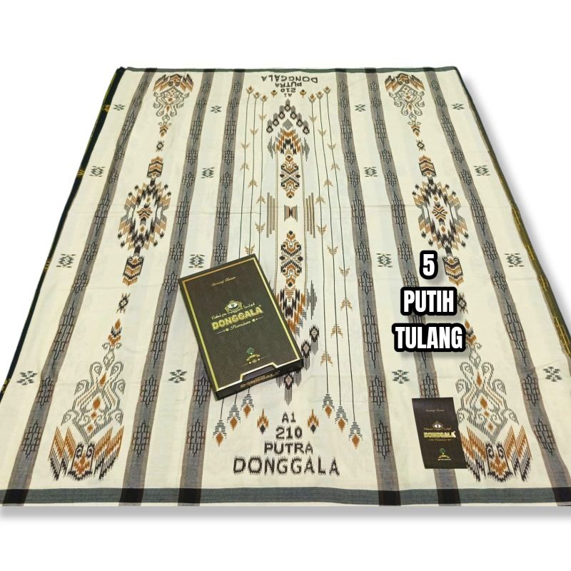 sarung Donggala A1 songket Premium STI timbul coklat susu/hijau/putih/coklat/Oren/biru/kuning/hitam