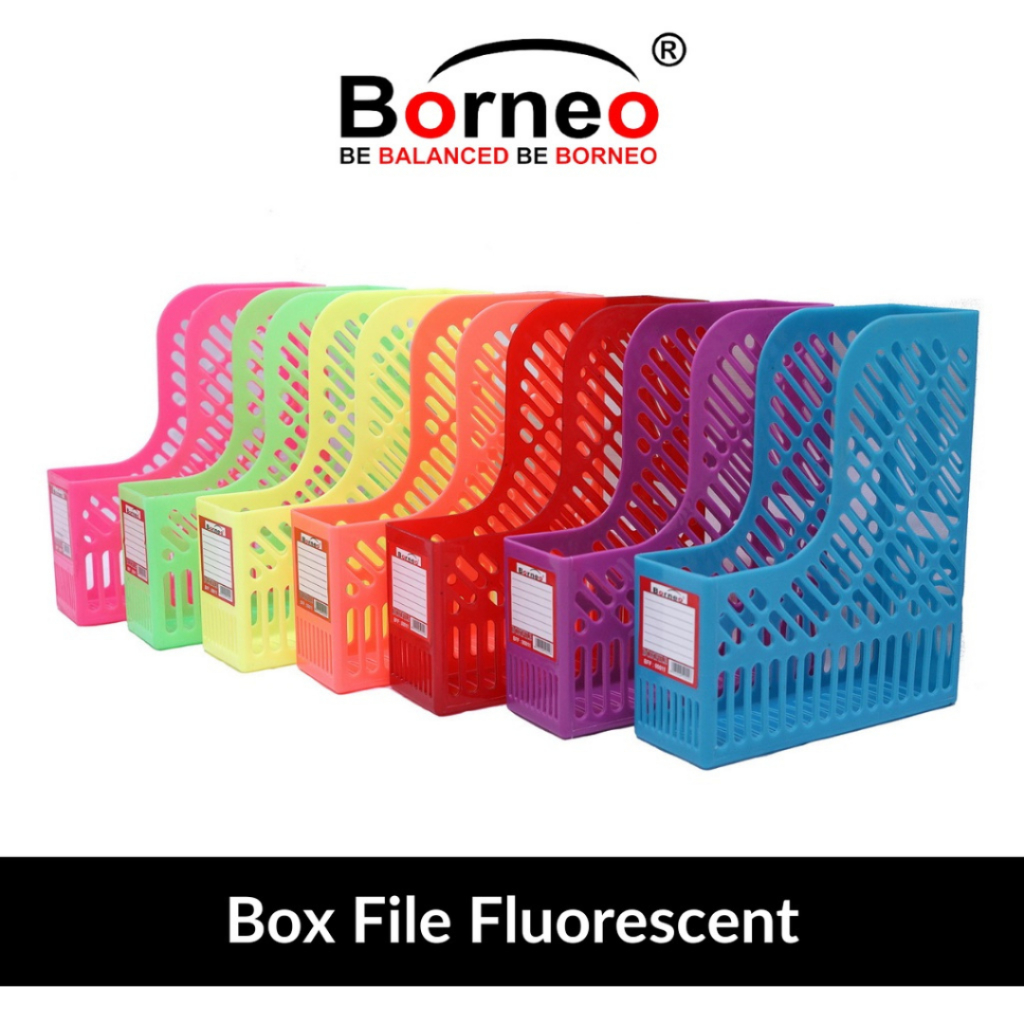 

BOX FILE PLASTIK BORNEO FLUORO MIX BFMB0002