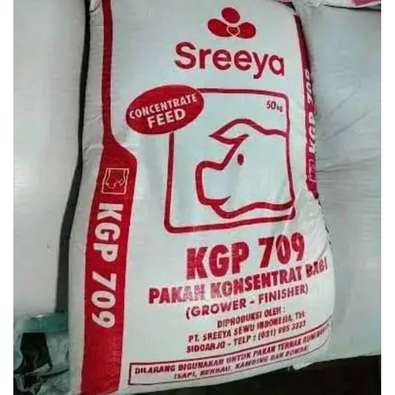 Kgp 709 Konsentrat Babi Grower Finisher Pakan Hewan 1kg