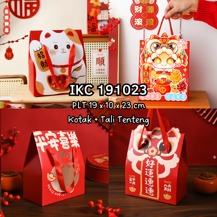 

Kotak Box Bag Tas Imlek IKC191023 Kue Kering Nastar Cookies Sincia CNY