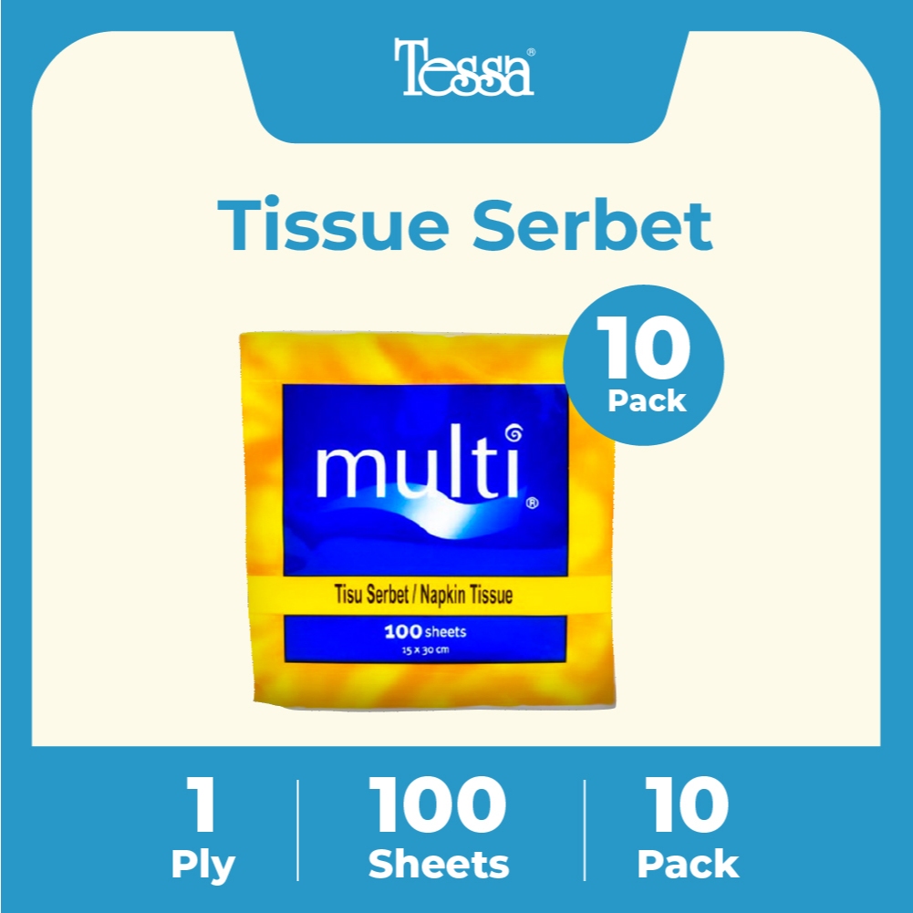 Tissue Multi - Napkin Lunch 100s - 10 Set