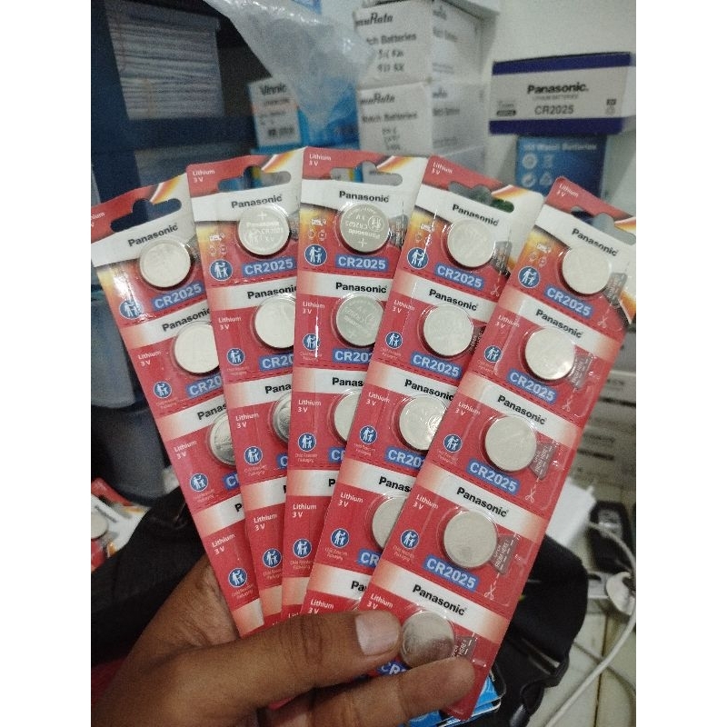 Baterai Panasonic CR2025 Original / Panasonic CR 2025 Batrai Battery Batre Panasonic CR2025