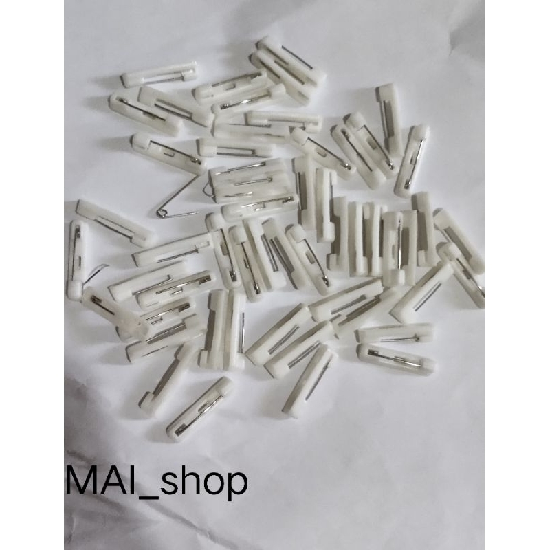 

PENITI NAME TAG PLASTIK 2,2 CM ISI 144 KONDISI GOOD