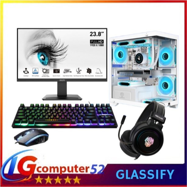 PC Gaming Lengkap AMD Ryzen5 5600 VGA NVIDIA 4GB NVME 1TB