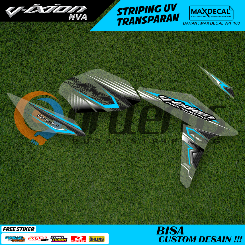 Striping Transparan Yamaha Vixion Old Stiker Setripping Motor Nvl Nva 155 Transparan Custome Decal S
