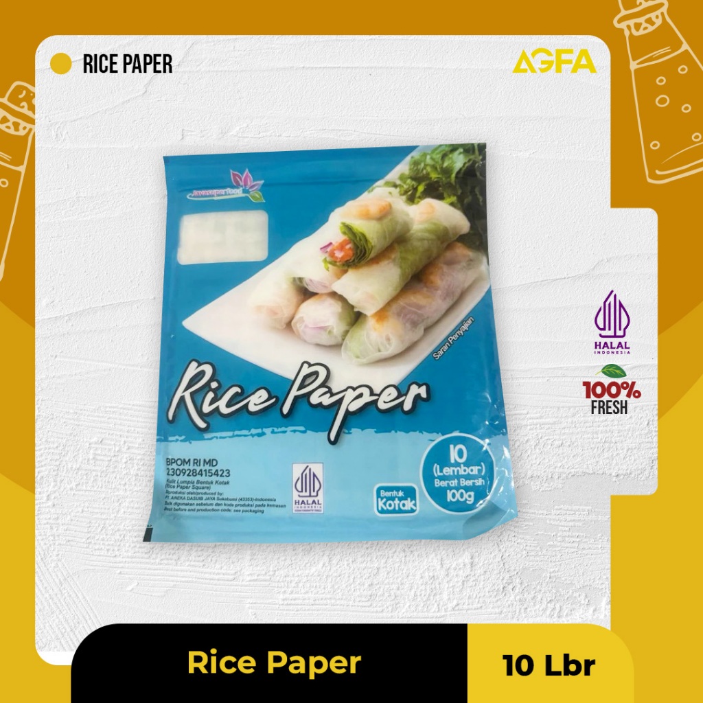 

Rice paper KOTAK / Rice Paper Bulat / Banh Trang High Quality Kulit Lumpia Vietnam