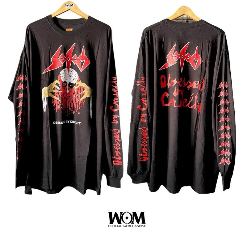 Kaos Band Sodom/ /Kaos Sodom Longsleeve - Obsessed By Cruelty