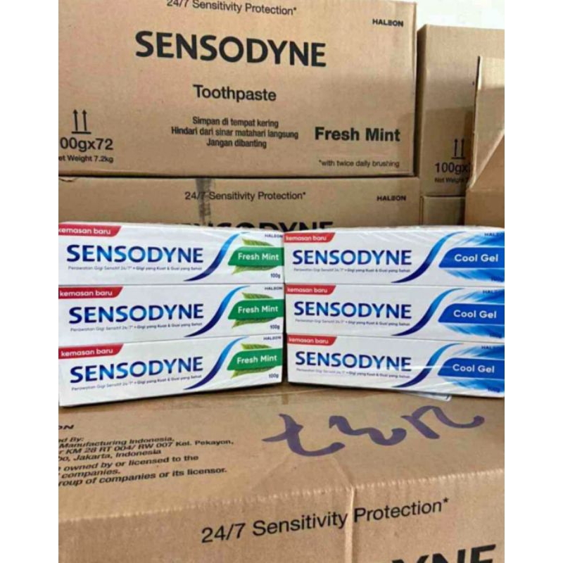 SENSODYNE PASTA GIGI SENSITIF FRESH MINT/COOL GEL/HERBAL/DEEP CLEAN 60 GR/100 GR/160 GR