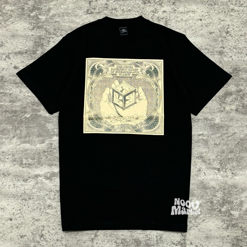noov music merch The Sigit - Hertz Dyslexia Album Cover Tshirt - Black | Official Merchandise Kaos P